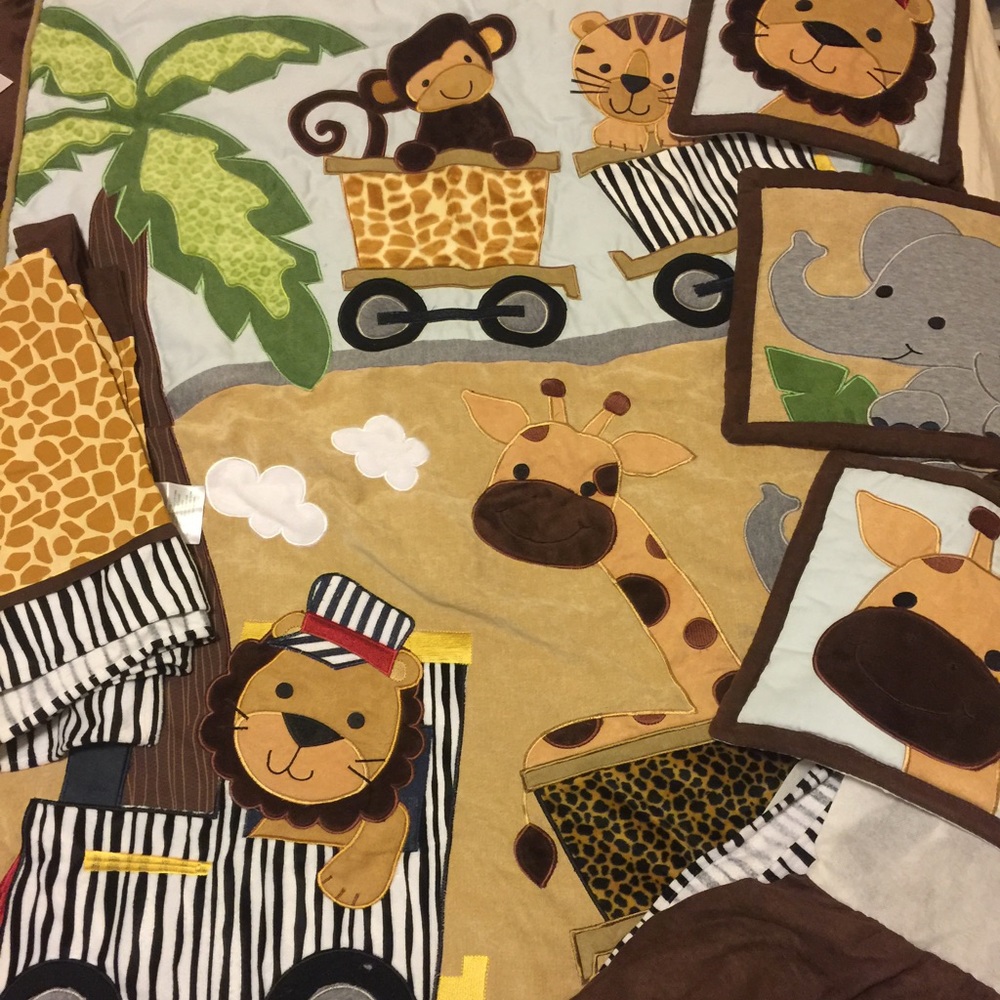 COPY - Lambs & Ivy Safari Express Bedding Set